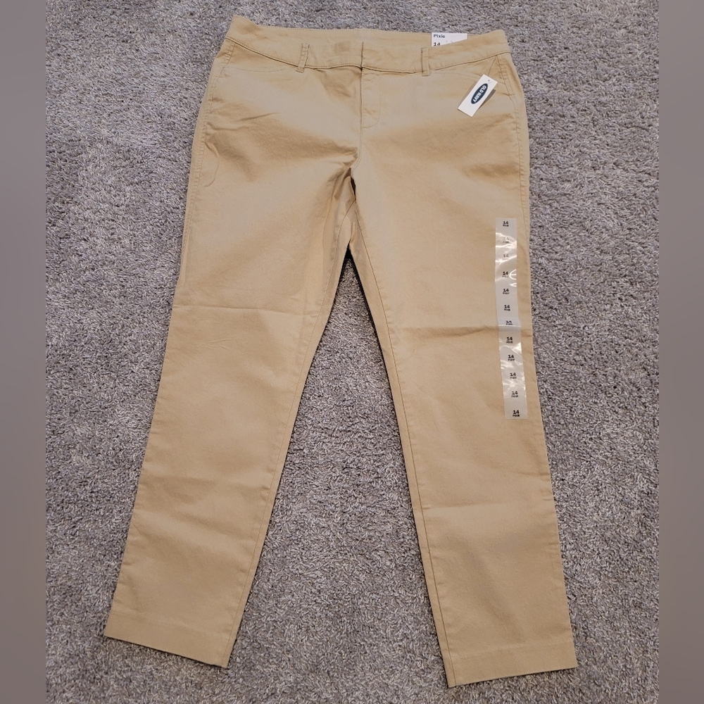 Old Navy Pixie Cut Chinos, Women's Size 14